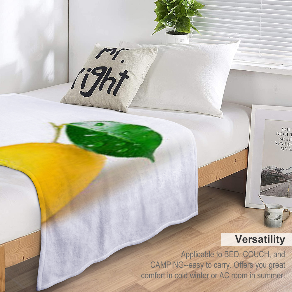 60" × 80" Custom Blankets Thin Flannel Blanket 1 Side Printing