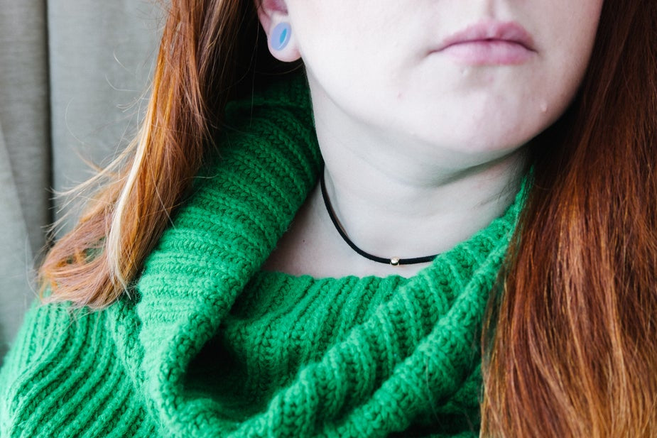 Choker with Bead-Necklace