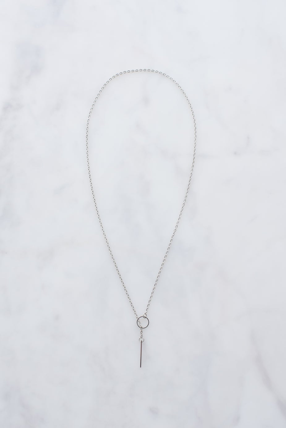Silver Threader Necklace-Necklace