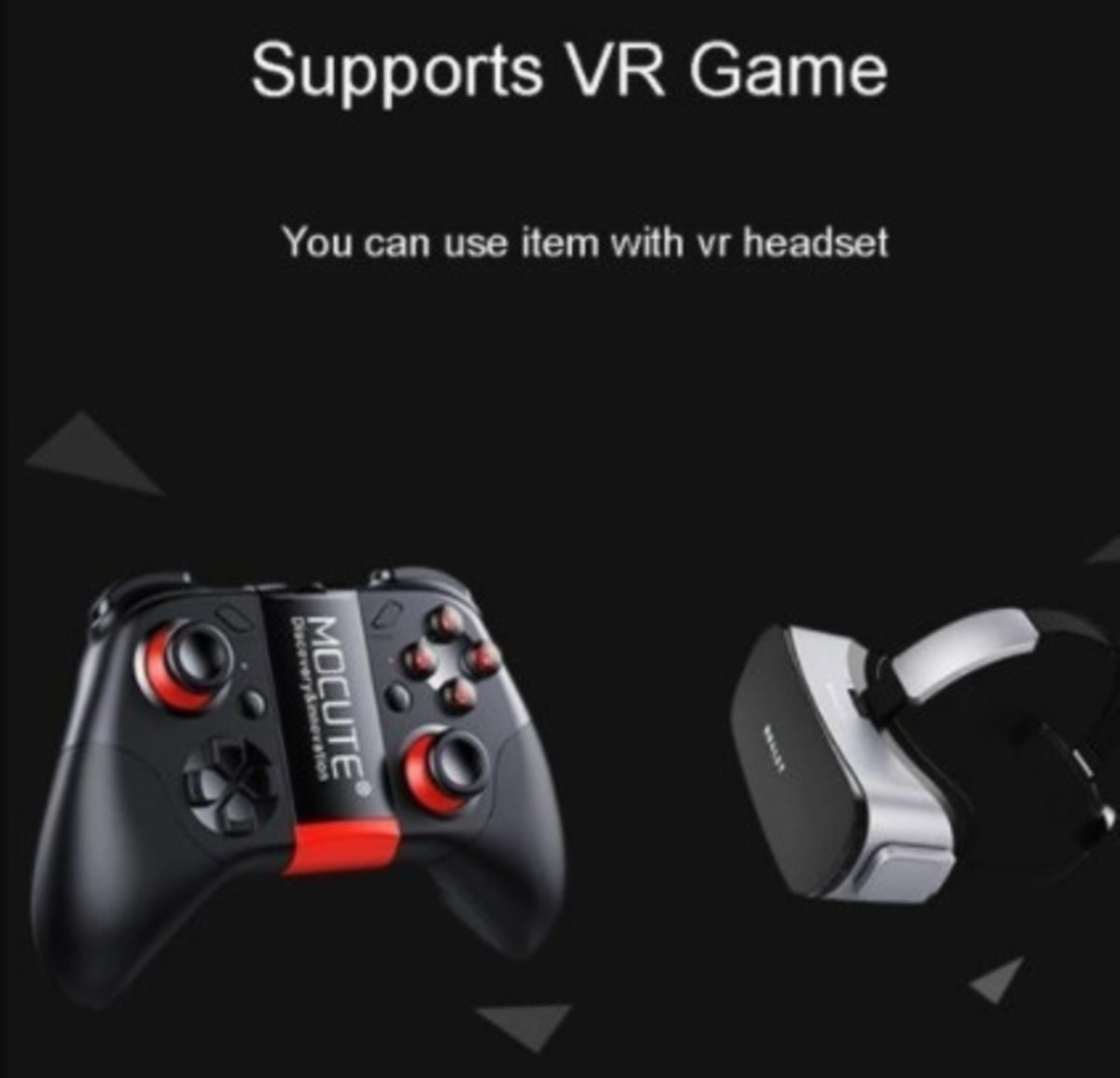 Dragon VR Gaming 3D Stereo Headset with Bluetooth Gaming Controller-Tech Accessories