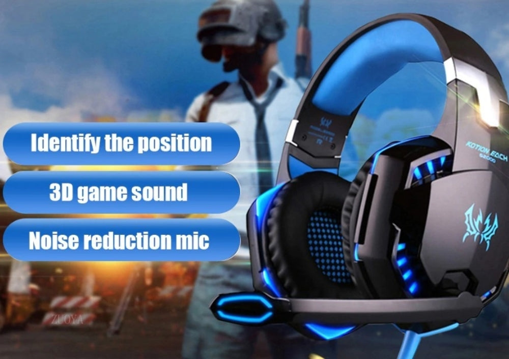 Ninja Dragon G9300 LED Gaming Headset with Microphone-Tech Accessories
