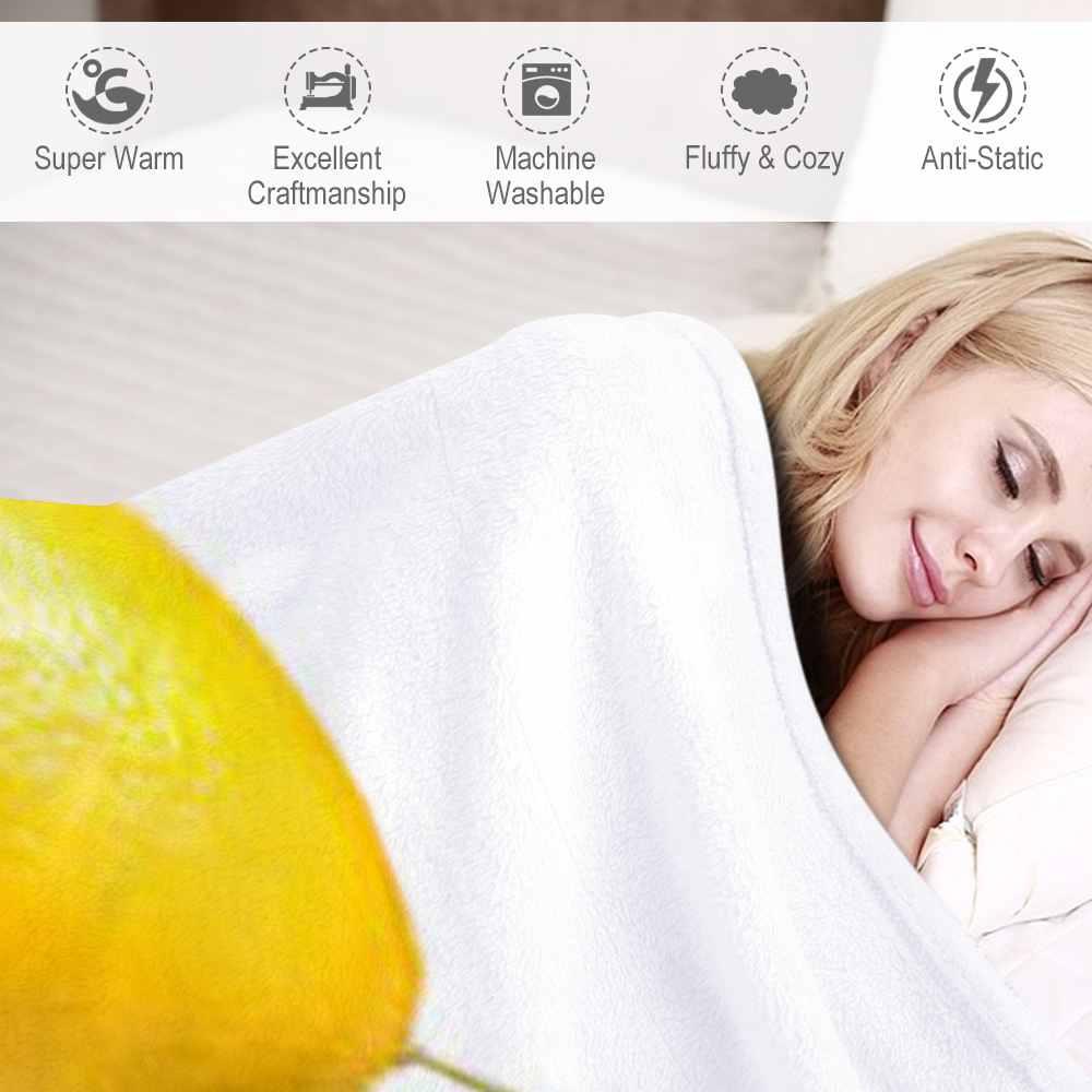 60" × 80" Custom Blankets Thin Flannel Blanket 1 Side Printing