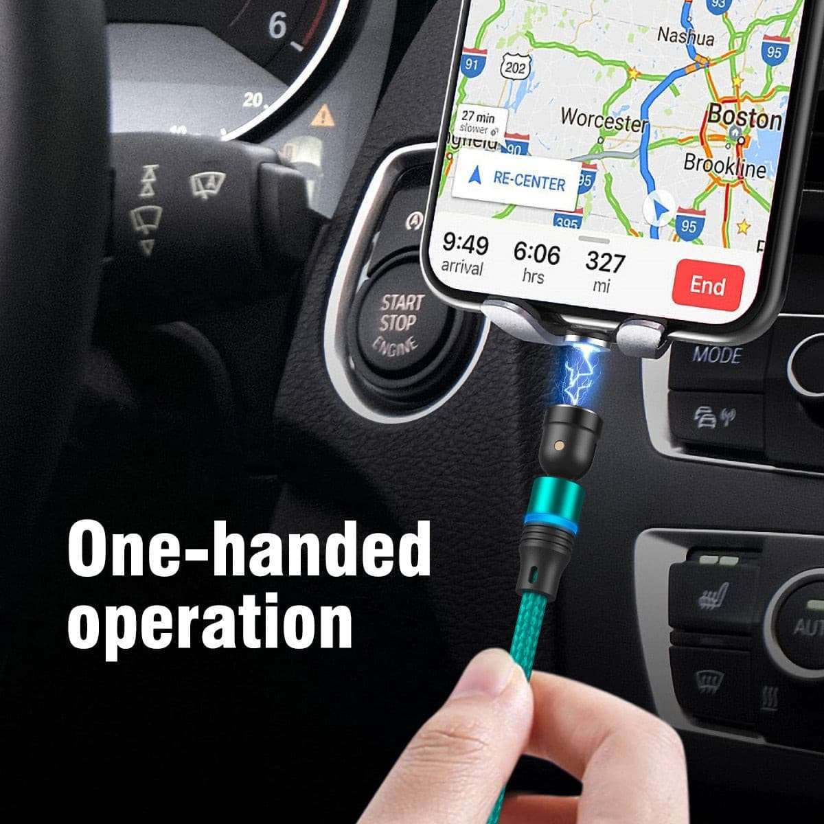 AUFU Magnetic Charging Cable Magnet Charger Micro USB Type C Cord USB Cable For iPhone11 Pro XS Max Xiaomi 540 Degrees Rotate-