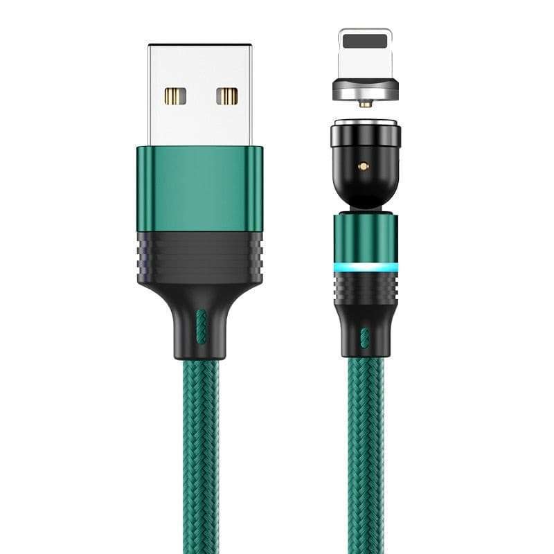 AUFU Magnetic Charging Cable Magnet Charger Micro USB Type C Cord USB Cable For iPhone11 Pro XS Max Xiaomi 540 Degrees Rotate-