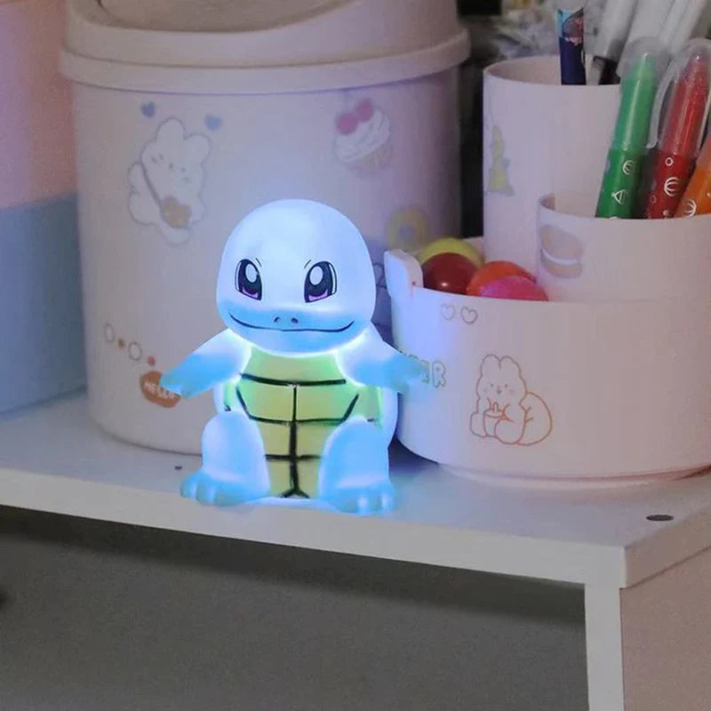 Pokemon Pikachu Night Light TAKARA TOMY Cute Anime Soft Light Bedroom Bedside LED Lights Room Decoration Children Toy Xmas Gift-