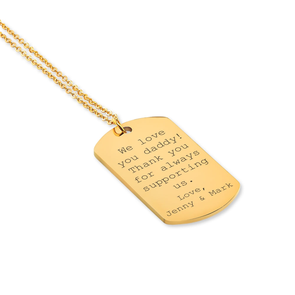 Tag Necklace-Jewelry