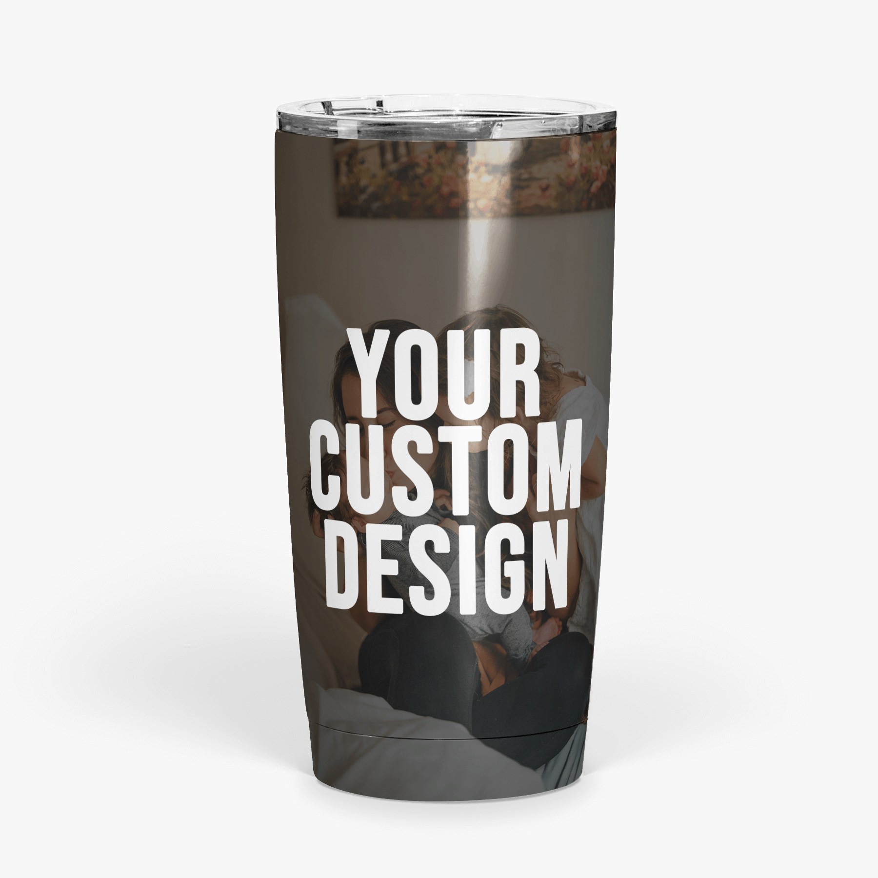 Custom Insulated Tumbler (Suction Lid)-Customized Bare