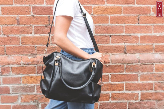 Black Leather Bag-