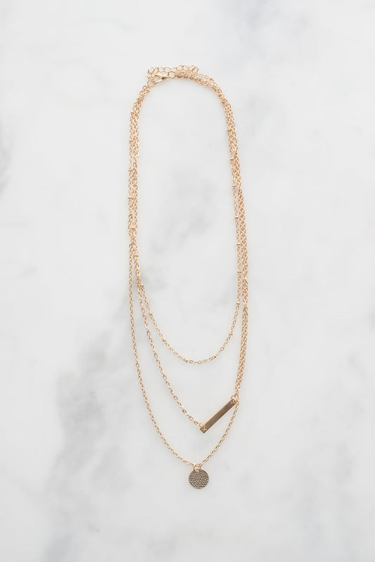 Dainty Gold Necklace-Necklace