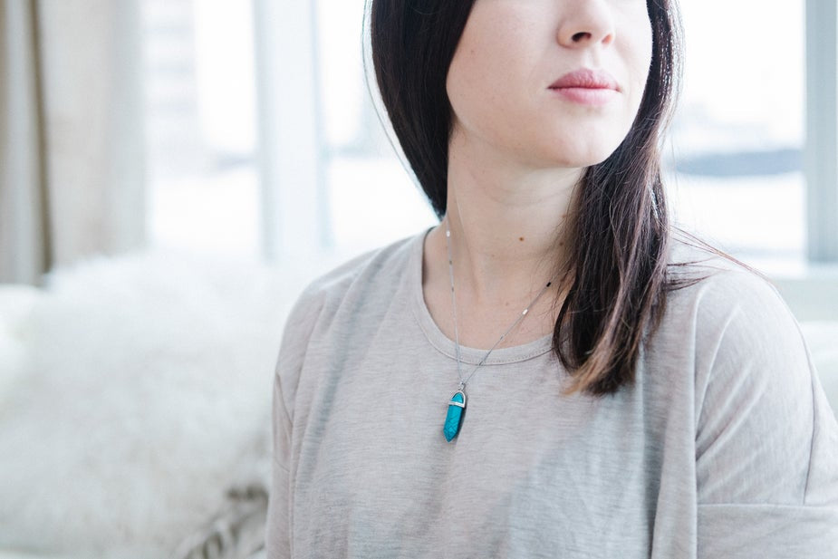 Gemstone Necklace-Necklace