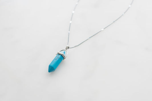 Gemstone Necklace-Necklace