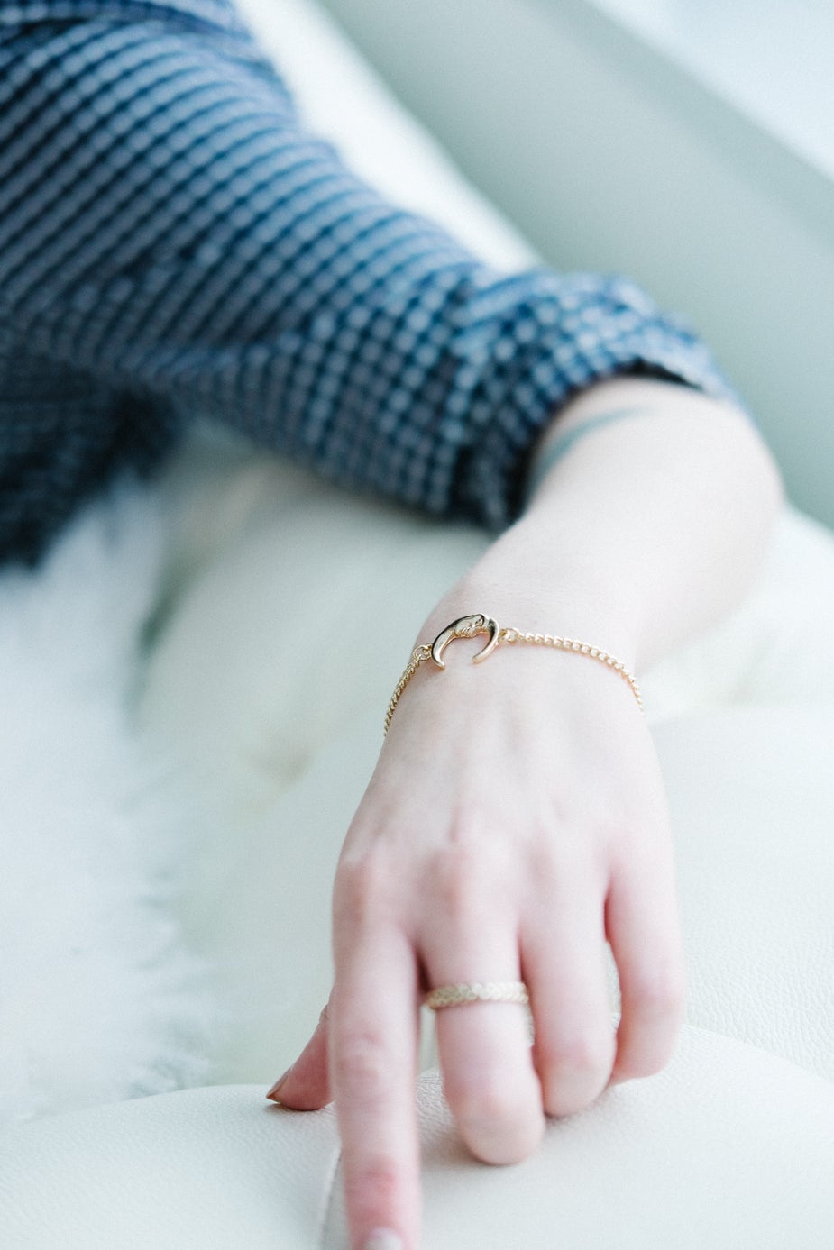 Moon Charm Bracelet-Bracelet