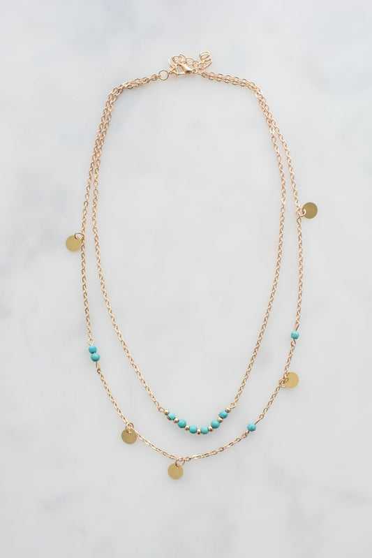 Pretty Gold Necklace-Necklace