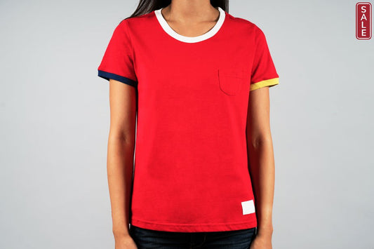 Red Sports Tee-