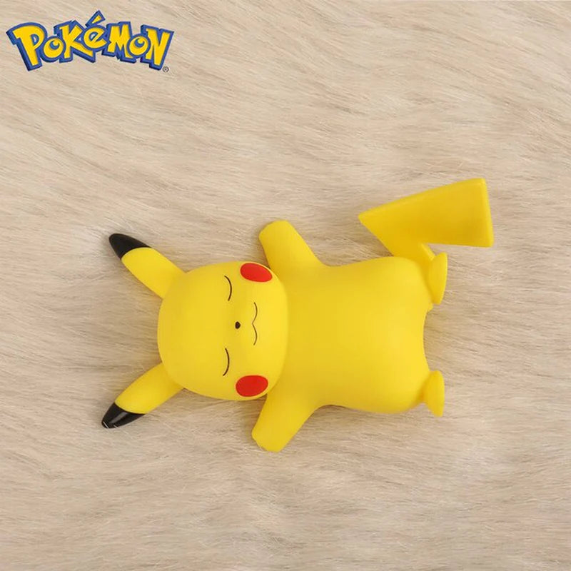 Pokemon Pikachu Night Light TAKARA TOMY Cute Anime Soft Light Bedroom Bedside LED Lights Room Decoration Children Toy Xmas Gift-