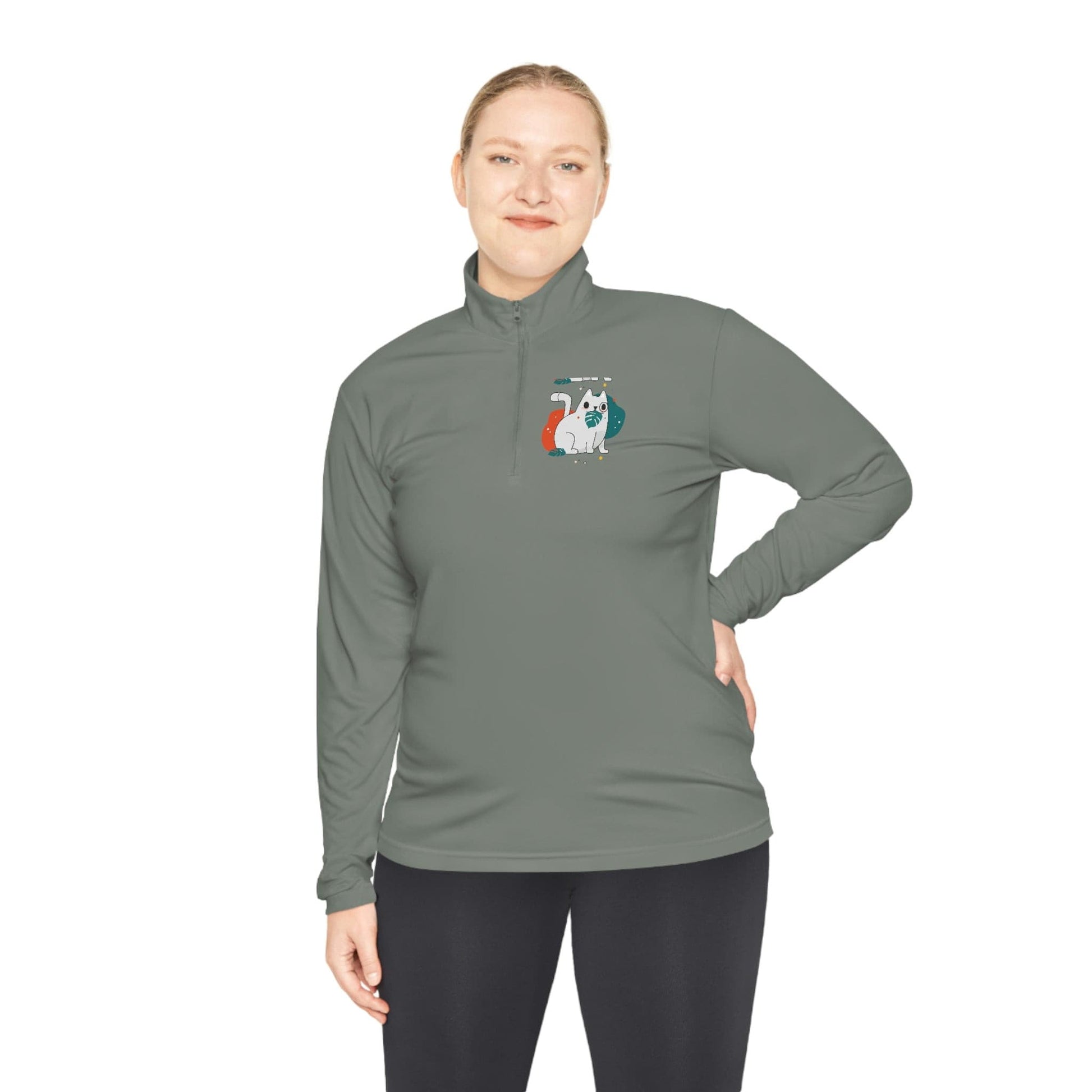 Unisex Quarter-Zip Pullover-Long-sleeve